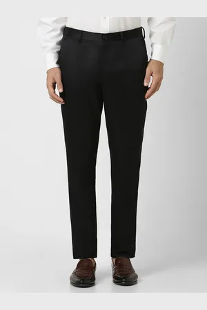 V Dot Men Skinny Fit Formal Trousers