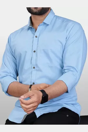 Eyebogler Spread Collar Long Sleeves Formal Shirt