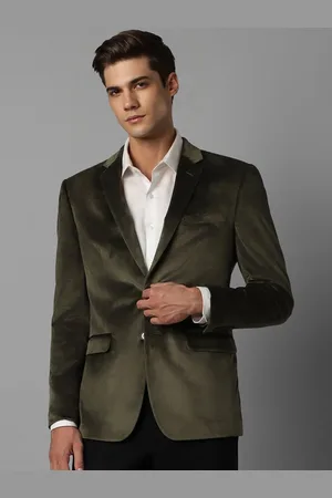 Louis Philippe Single Breasted Slim Fit Blazers