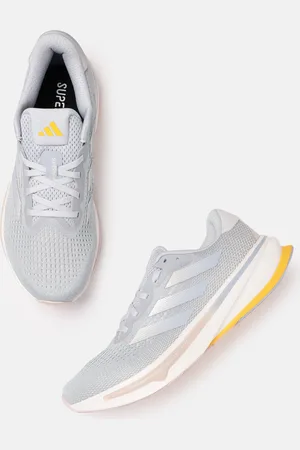 adidas Women Woven Design Round-Toe Supernova Rise Running Shoes with Striped Detail