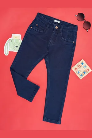 Pantaloons Boys Slim Fit Mid-Rise Clean Look Stretchable Jeans