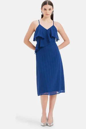 Buy Kazo Port Royale Textured Maxi Dress for Women Online @ Tata CLiQ