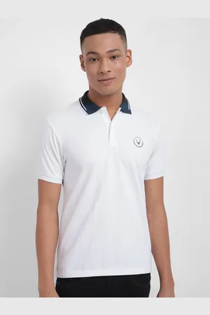 Allen Solly Men Polo Collar Applique T-shirt