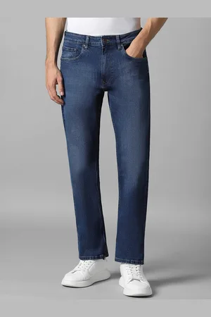 Louis Philippe Men Mid-Rise Heavy Fade Jeans