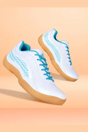 NIVIA Men White FLASH 2.0 -2024 Regular Badminton Marking Shoes