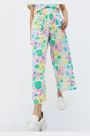 Lifestyle Women Floral Printed Trousers