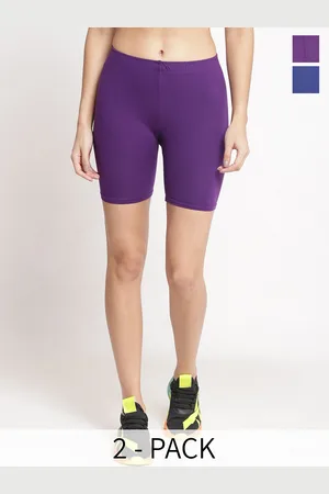 GRACIT Women Pack Of 2 Skinny Fit Cycling Sports Shorts