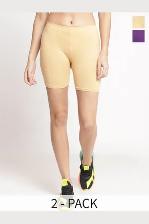 GRACIT Women Pack Of 2 Skinny Fit Cycling Sports Shorts