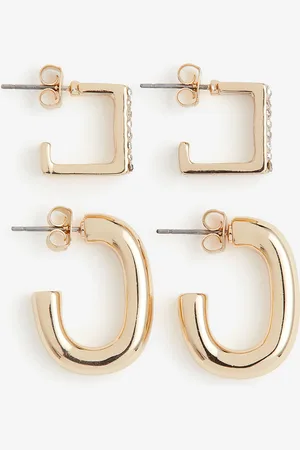 H&M 2 Pairs Hoop Earrings