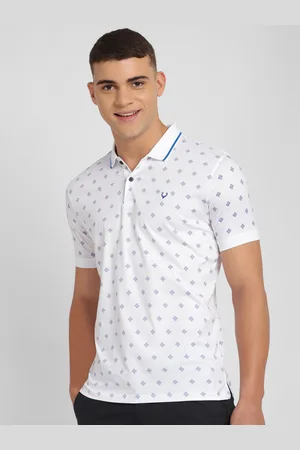 Allen Solly Men Printed Polo Collar Pockets T-shirt