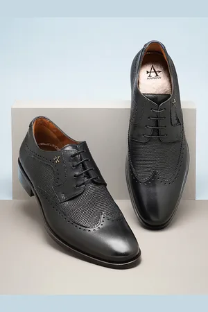 Arrow Men Textured Boulder Formal Leather Derbys