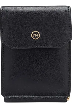 Da Milano Men Textured Leather Three Fold Wallet