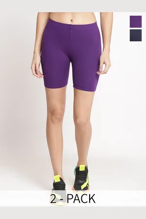 GRACIT Women Pack Of 2 Skinny Fit Cycling Sports Shorts