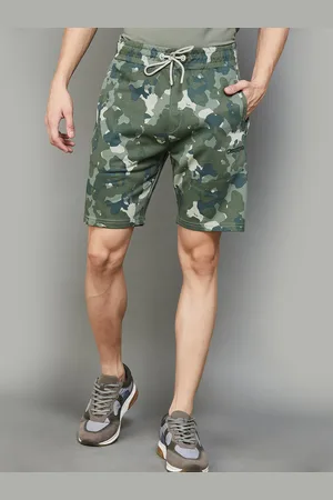 Kappa Men Mid Rise Camouflage Printed Shorts