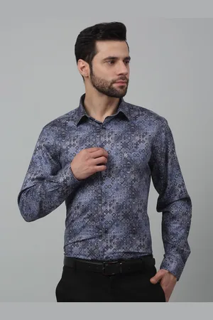 CANTABIL Comfort Floral Printed Spread Collar Party Shirt