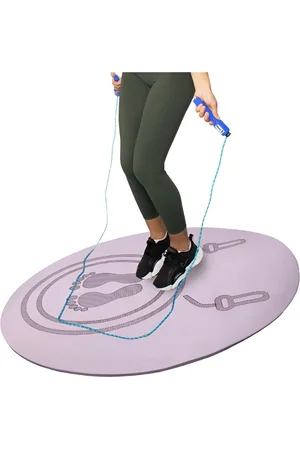 Cortina Purple Printed Anti-Skid Skipping Yoga Mat