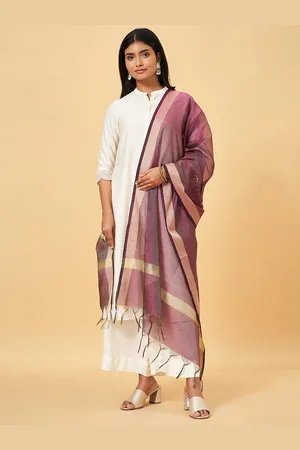 Pantaloons Checked Woven Design Dupatta