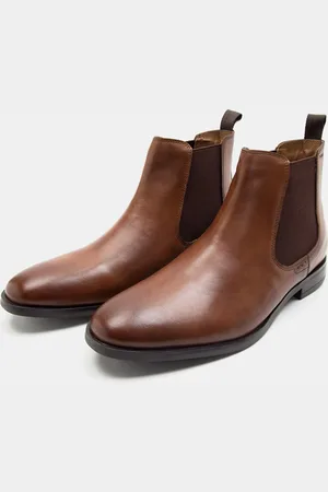 Thomas Crick Men Leather Chelsea Boots