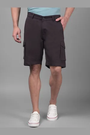 Crimsoune Club Men Pure Cotton Cargo Shorts