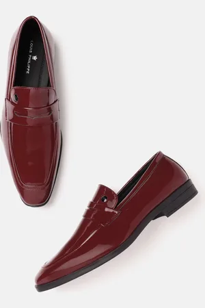 Louis Philippe Men Leather Penny Loafers