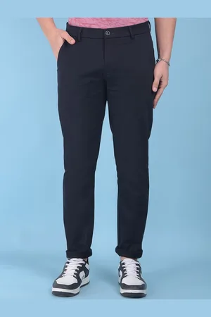 Crimsoune Club Men Smart Slim Fit Chinos Cotton Trousers