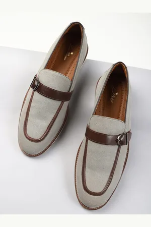 Louis Philippe Men Leather Comfort Insole Loafers