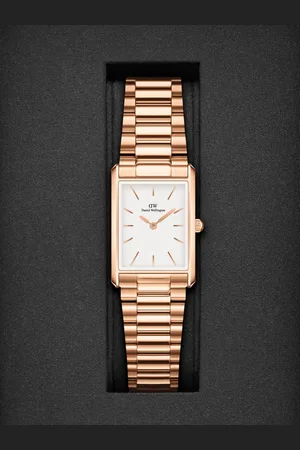 Daniel Wellington Women Stainless Steel Bracelet Style Straps Analogue Watch DW00100699K