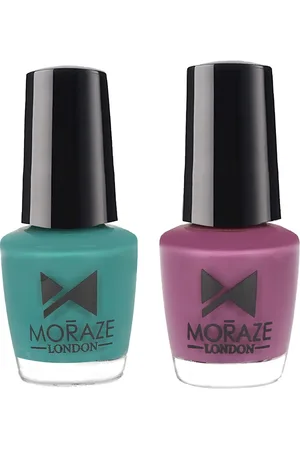 Moraze Pack of 2 Vegan Non Toxic Nail Polish 5ml Each