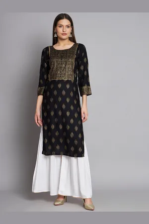 GUFRINA Women Ethnic Motifs Printed Regular Kurta with Sharara
