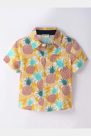 CrayonFlakes Boys Conversational Printed Casual Shirt