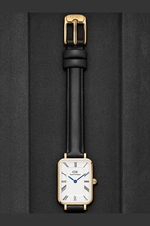 Daniel Wellington Women Dial & Leather Bracelet Style Straps Analogue Watch DW00100692K