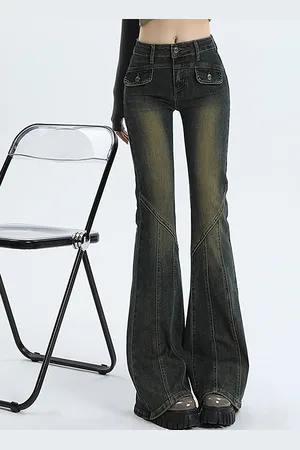 LULU & SKY Women Bootcut Clean Look Light Fade Jeans