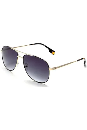 French Connection DU FC7405 Large (Size-58) Purple Transparent Golden Black  Blue Gradient C3 Women Sunglasses at LensKart.com