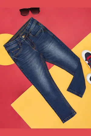 Pantaloons Boys Clean Look Heavy Fade Stretchable Jeans