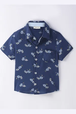 CrayonFlakes Boys Floral Printed Casual Shirt