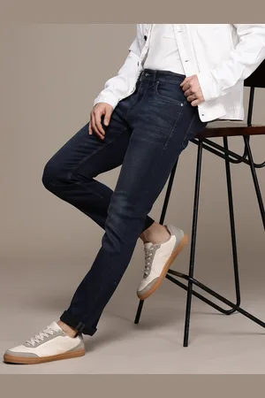 Nautica Men Straight Fit Low-Rise Light Fade Stretchable Jeans