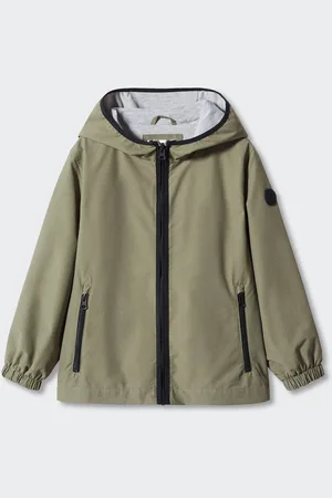 MANGO Boys Hooded Tailored Jacket
