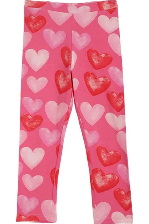 Anthrilo Girls Printed Cotton Ankle-Length Leggings