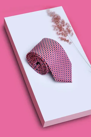 Louis Philippe Men Woven Design Broad Tie