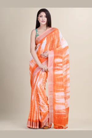 HOUSE OF ARLI Tie and Dye Zari Silk Cotton Saree