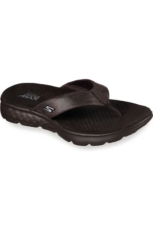 Skechers Men Brown Flip Flops