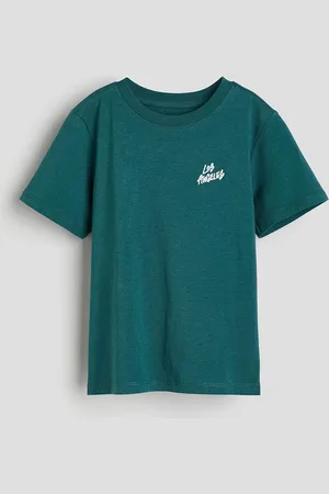 H&M Boys Pure Cotton Printed T-Shirt