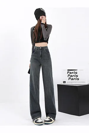 LULU & SKY Women Straight Fit High-Rise Clean Look Light Fade Jeans
