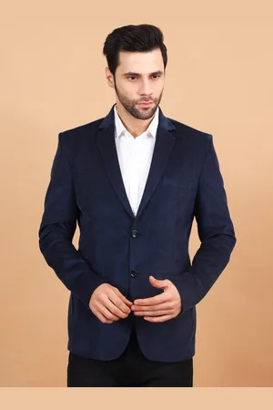 Wintage Corduroy Cotton Single Breasted Blazers
