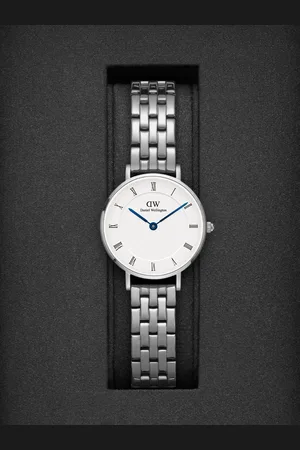 Daniel Wellington Women Stainless Steel Bracelet Style Straps Analogue Watch DW00100685K