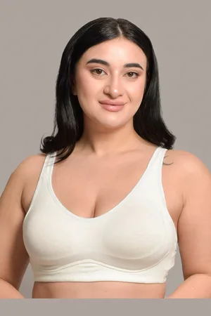 Organic Cotton Antimicrobial Seamless Side Support Bra-ISB057-Skin