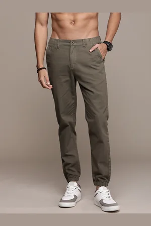 Buy Roadster Roadster Women High-Rise Cargo Trousers at Redfynd