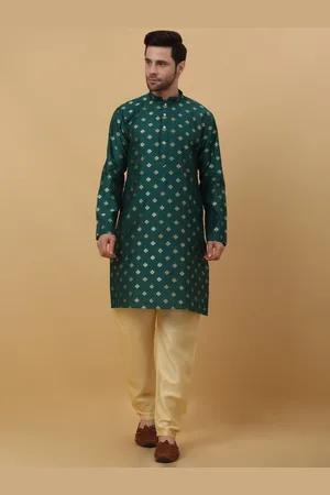 Kraft Floral Regular Kurta with Churidar