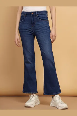 Wrangler Women Bootcut High-Rise Light Fade Stretchable Jeans