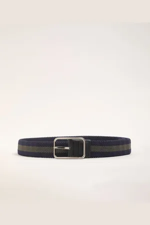 The Bear House Men Striped Belt